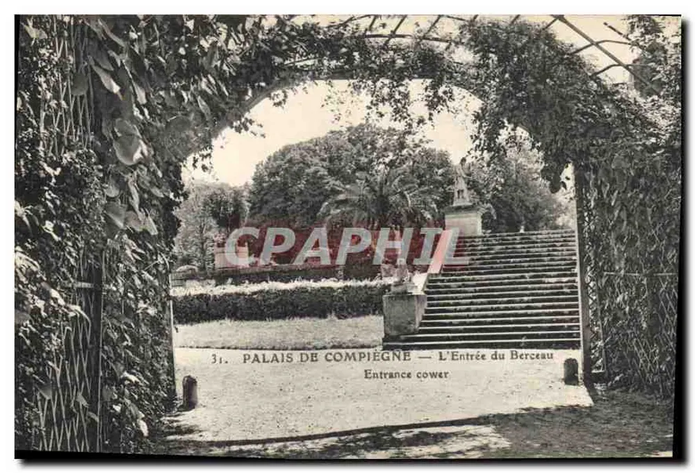 Palácio de Compiègne — A Entrada do Bercœur — editor A. Rourdier, Versailles, n°31 - Frente