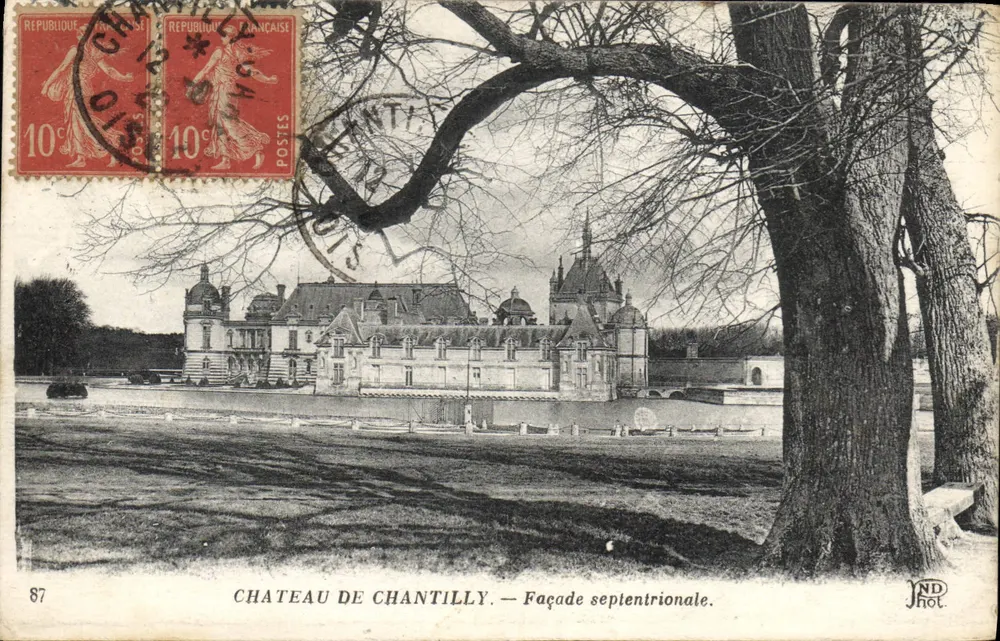Castelo de Chantilly — Fachaça Setentrional — JND Fot. - Frente