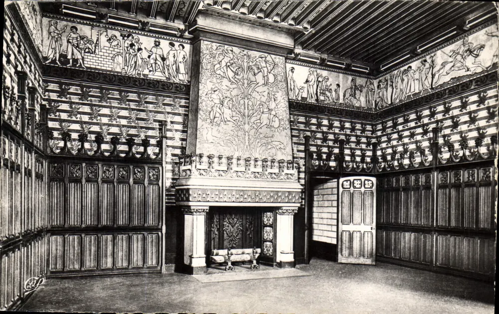Pierrefonds - Das Schloss — Das Schlafzimmer des Herrn — Verlag Cazier-Varin - Vorderseite