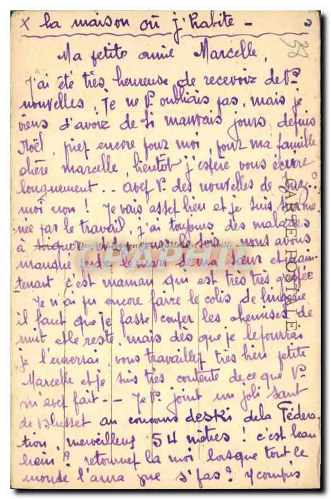 Grenoble — A Isère, o Ponte da Cidadela e o Moucherotte — editor n° 10.512 - Verso
