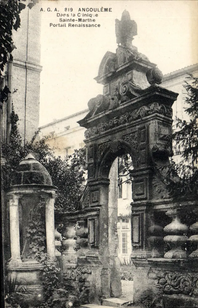 Renaissance-Tor — Sainte-Marthe — A.G.A. 819 — Angoulême - Vorderseite