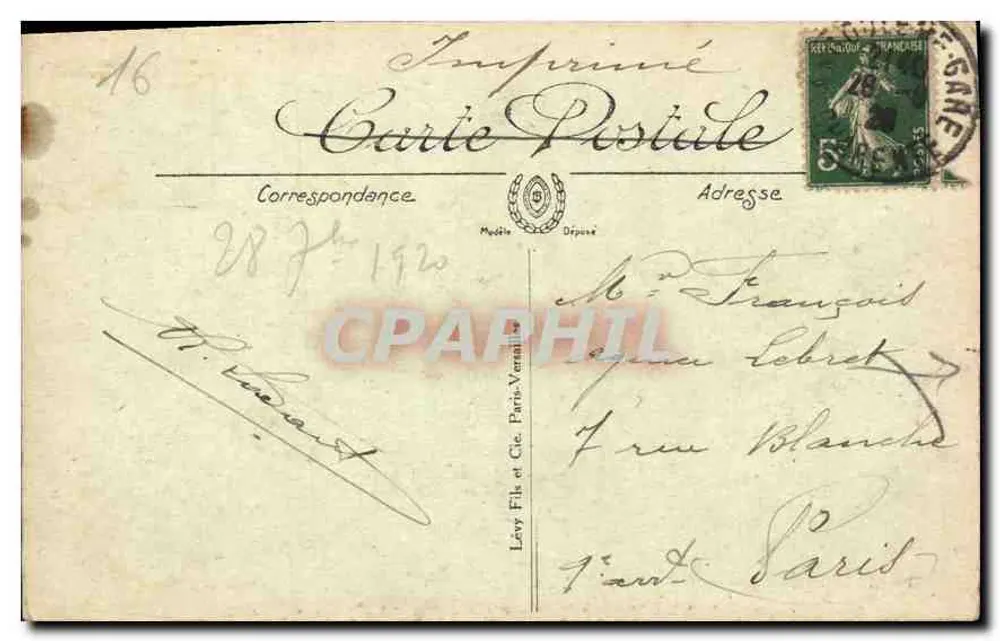 Angoulême — a Catedral — LL. - Verso