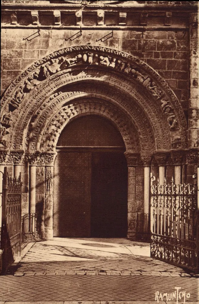 Cognac — Römischer Portal der Kirche Saint-Léger — Éditions Artistiques Raymond Bergoin - Vorderseite