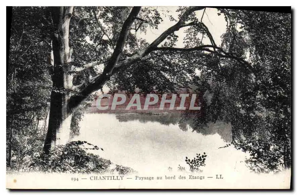 Chantilly — Paisagem às margens dos Etangs — editor I.L. n°194 - Frente