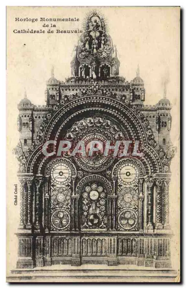 Monumentale Uhr der Kathedrale von Beauvais — Gihbti Kanal - Vorderseite