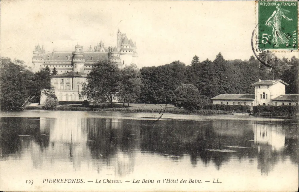 PierreFonds — Das Schloss, die Bäder und das Hotel der Bäder — LL. — n°123 - Vorderseite
