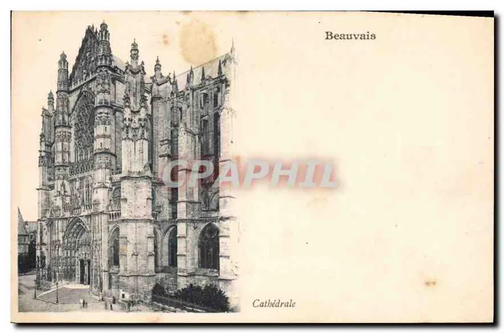 Beauvais — Catedral — editor desconhecido, número de série não visível - Frente
