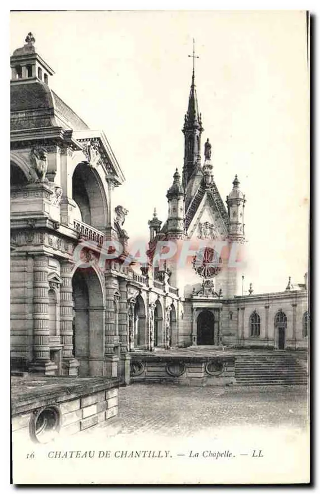 Castelo de Chantilly — A Capela — LL — n°16 - Frente