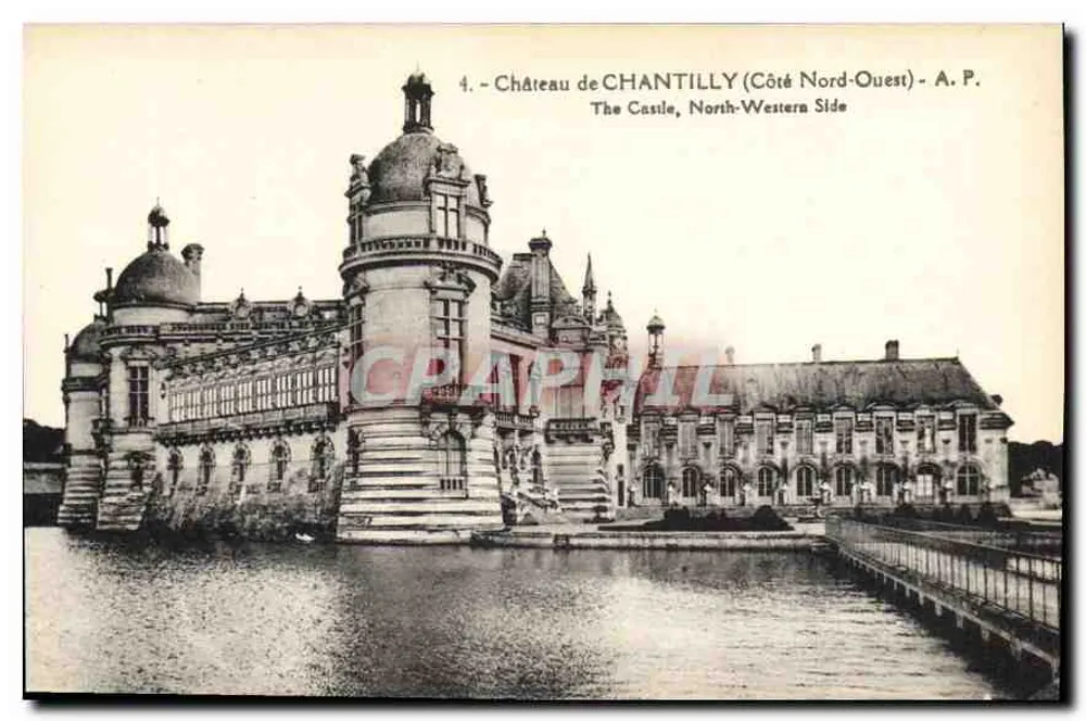 Schloss Chantilly — Nordwestseite — A.P. - Vorderseite