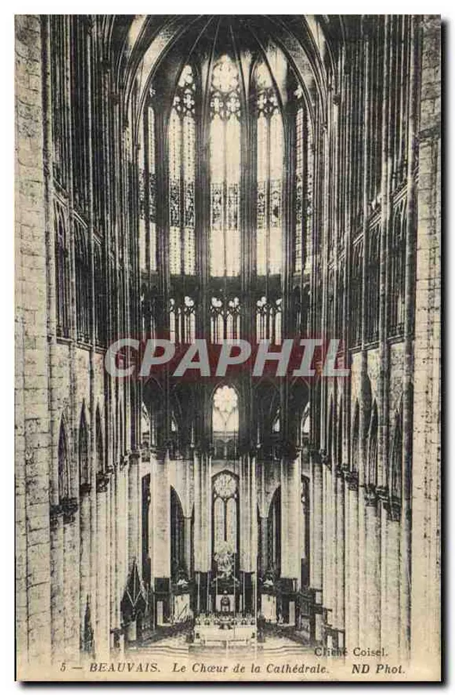 Beauvais — O Coro da Catedral — Chante Coisiel, ND Phot. - Frente