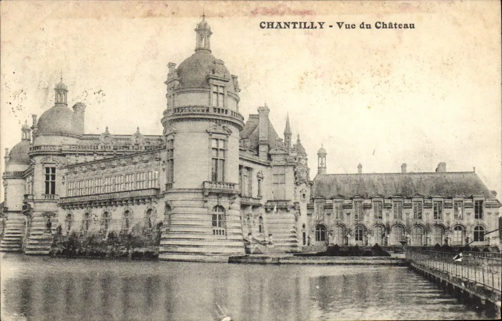 Chantilly - Vista do Castelo — editor desconhecido, número de série não visível - Frente