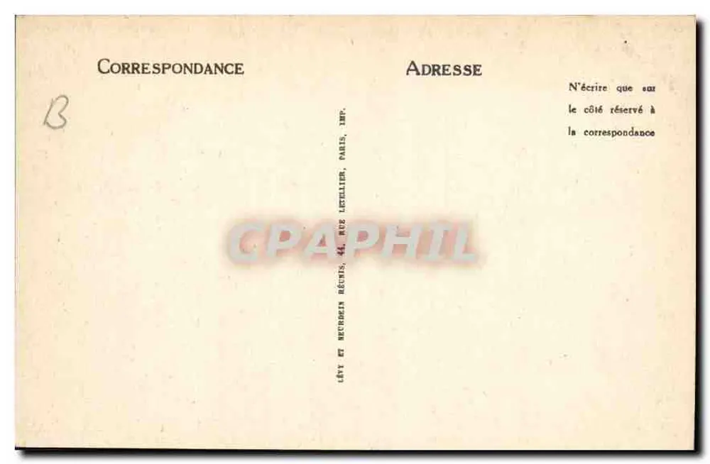Pierrefonds — O Castelo (Fachada Leste) — LL - Verso