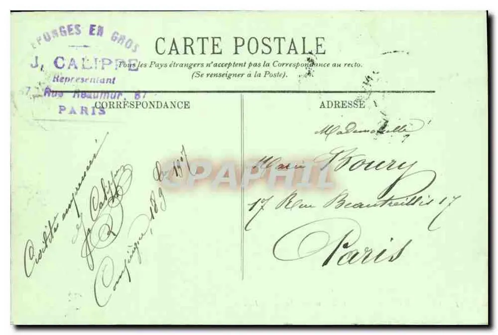 PierreFonds — O Castelo (lado Sul) — LL. — n°45 - Verso