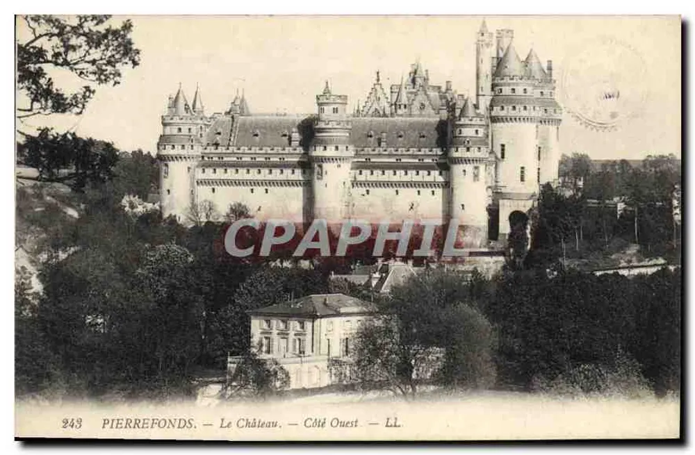 Pierrefonds — O Castelo — Lado Oeste — LL. — n°243 - Frente