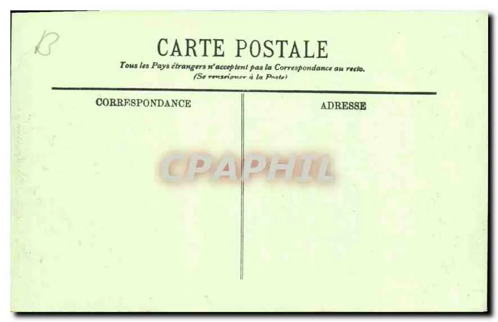 Castillo de Chantilly — Entrada de la capilla — LL, n° 90 - Reverso
