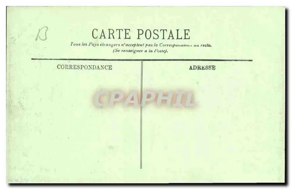 Castelo de Chantilly — Facha das Grandes Estabulagens — LL. — N° 36 - Verso