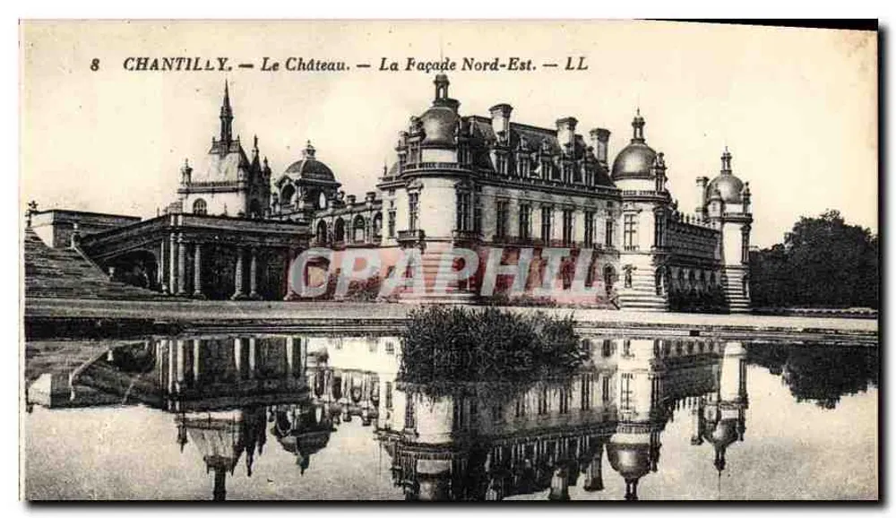 Chantilly — El Castillo — La Facha Nord-Est — LL - Anverso