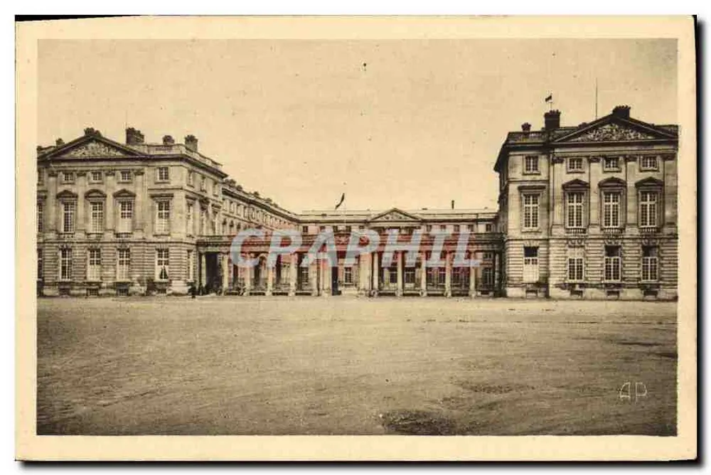 Castelo de Compiègne — vista da praça de honra — E. Papeghin, Editor das Petites Écuries, Paris - Frente