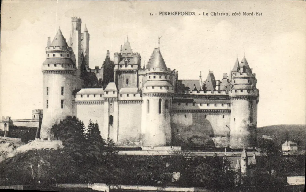 PierreFonds - Il Castello, lato Nord-Est - Recto