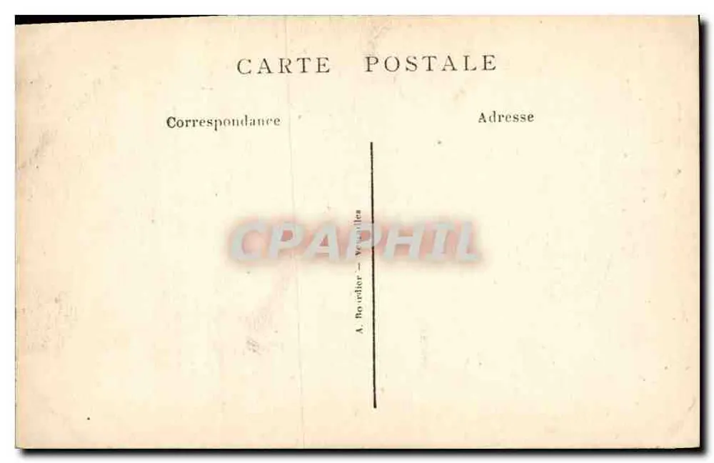 Chantilly — Estátua do Conde Anne de Montmorency por P. Dubois — editor não visível - Verso