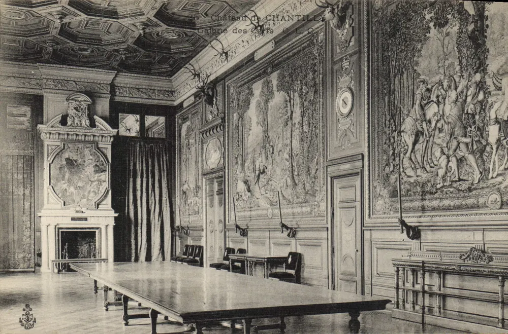 Castelo de Chantilly — Galeria dos Corts — L.C. - Frente