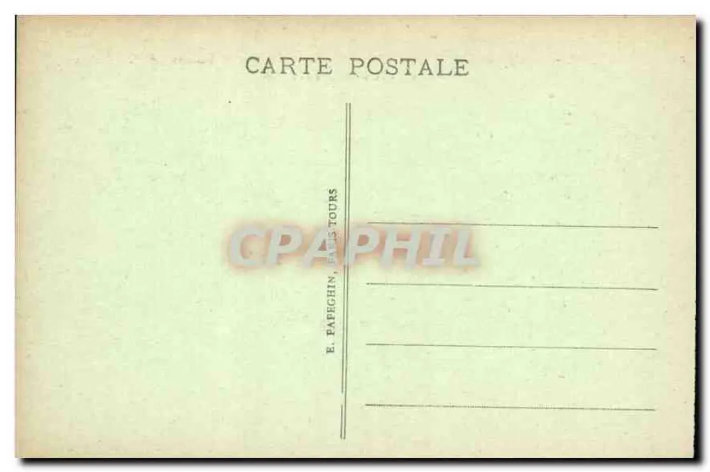Schloss Chantilly — Die Saint-Denis-Tür und die Ställe — A.P. - Rückseite