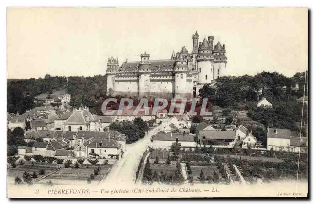 PierreFonds — Allgemeiner Blick (Südwestseite des Schlosses) — Verin-Ausgabe - Vorderseite
