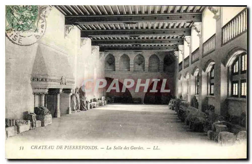 Schloss Pierrefonds — Wachzimmer — LL. - Vorderseite