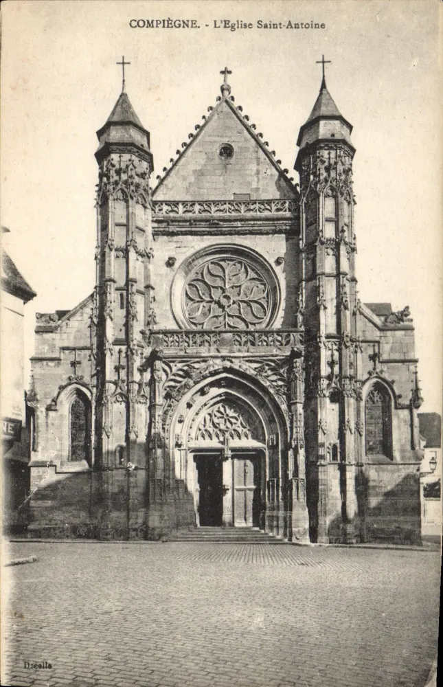 Compiègne - A Igreja de São Antônio — editor Decella, n°60 - Frente