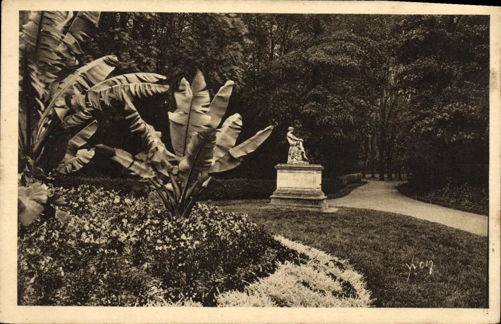 Der Park (Detail) — Schloss Compiègne — Verleger WOIG, Nr. 60 - Vorderseite