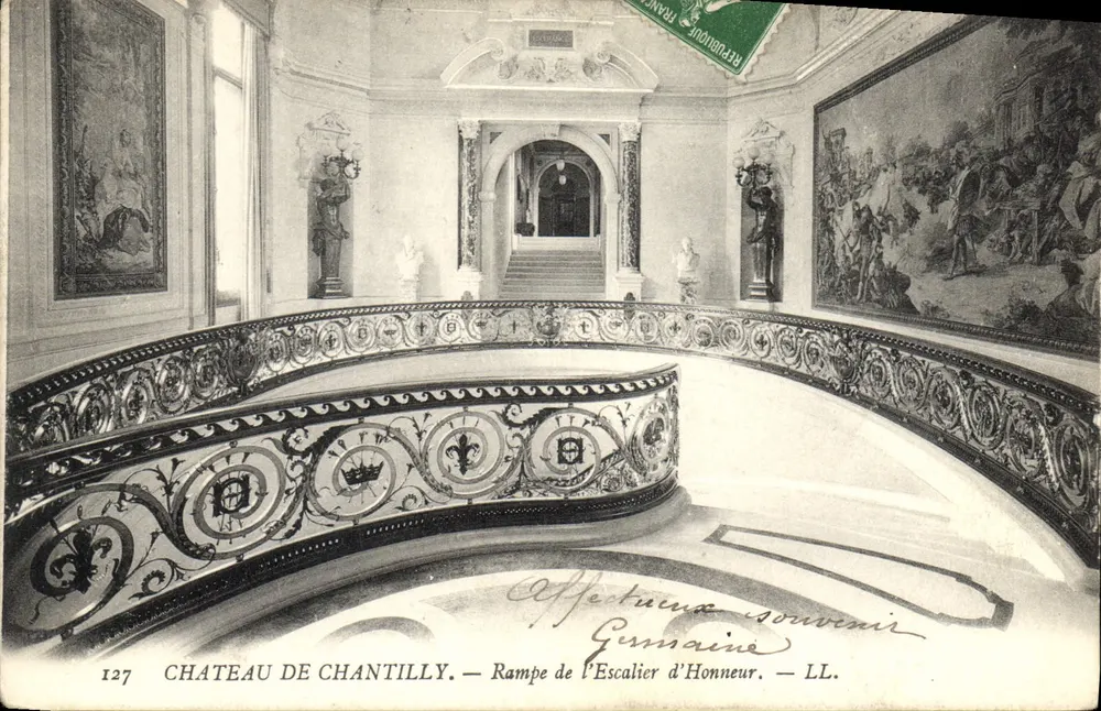 Castelo de Chantilly — Rampe da Escada de Honra — LL. - Frente