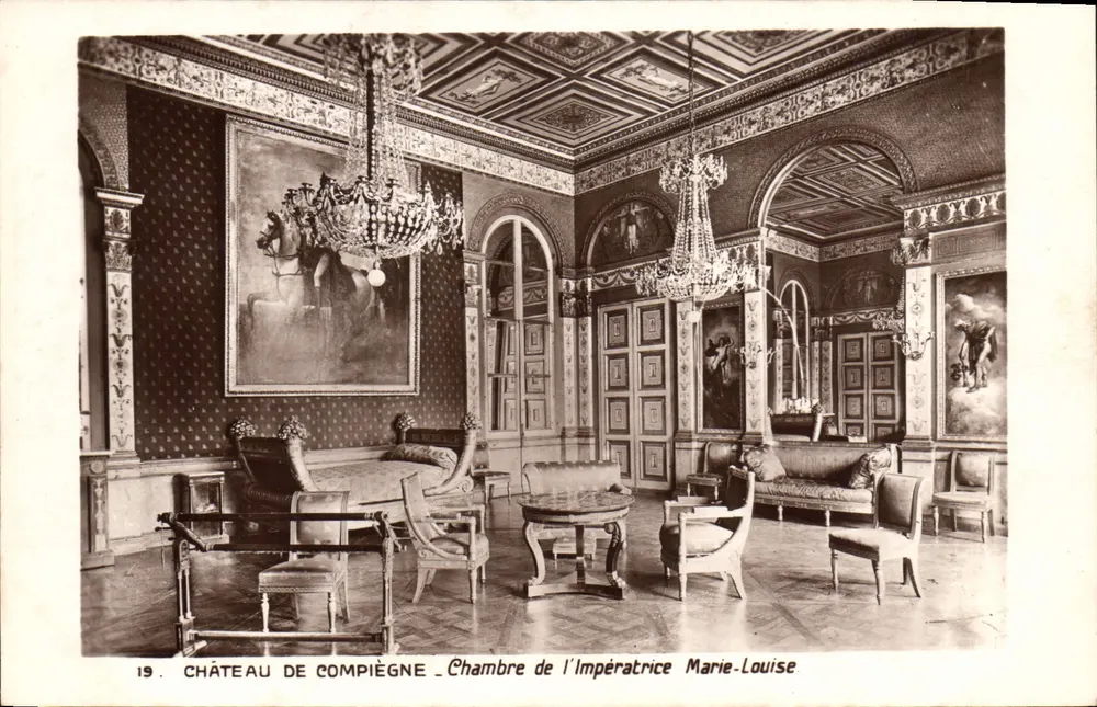 Schloss Compiègne — Zimmer der Kaiserin Marie-Louise — Edition des Musées Nationaux - Vorderseite