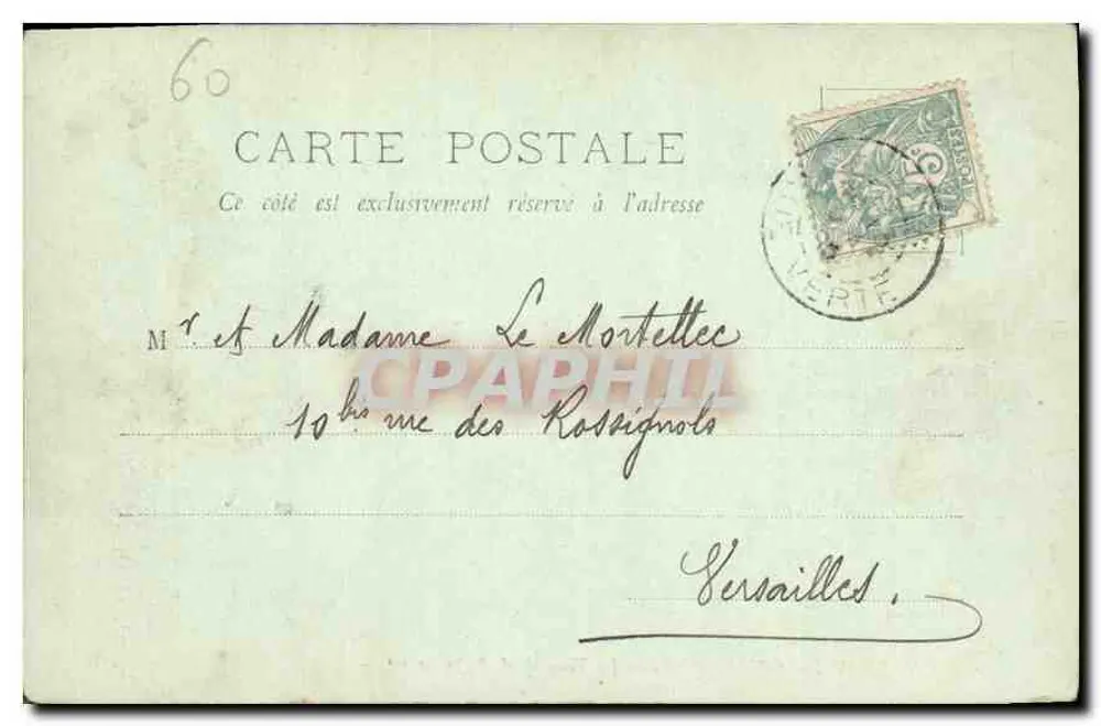 Castelo de Compiègne — A Tonnelle de Napoleão I — LL. - Verso