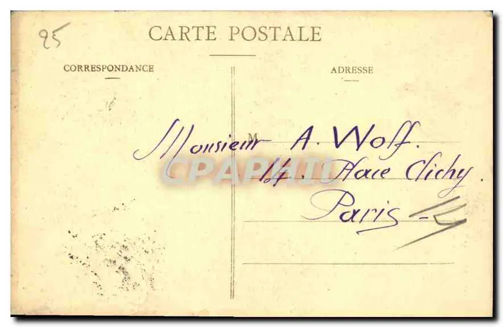 Besançon-les-Bains — O Caminho da Primavera — editor Monte Franceschi, n° 118 - Verso