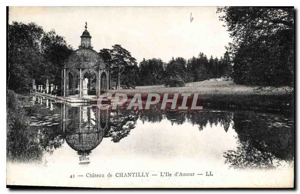 Castelo de Chantilly — A Ilha do Amor — editor L.L. n°41 - Frente