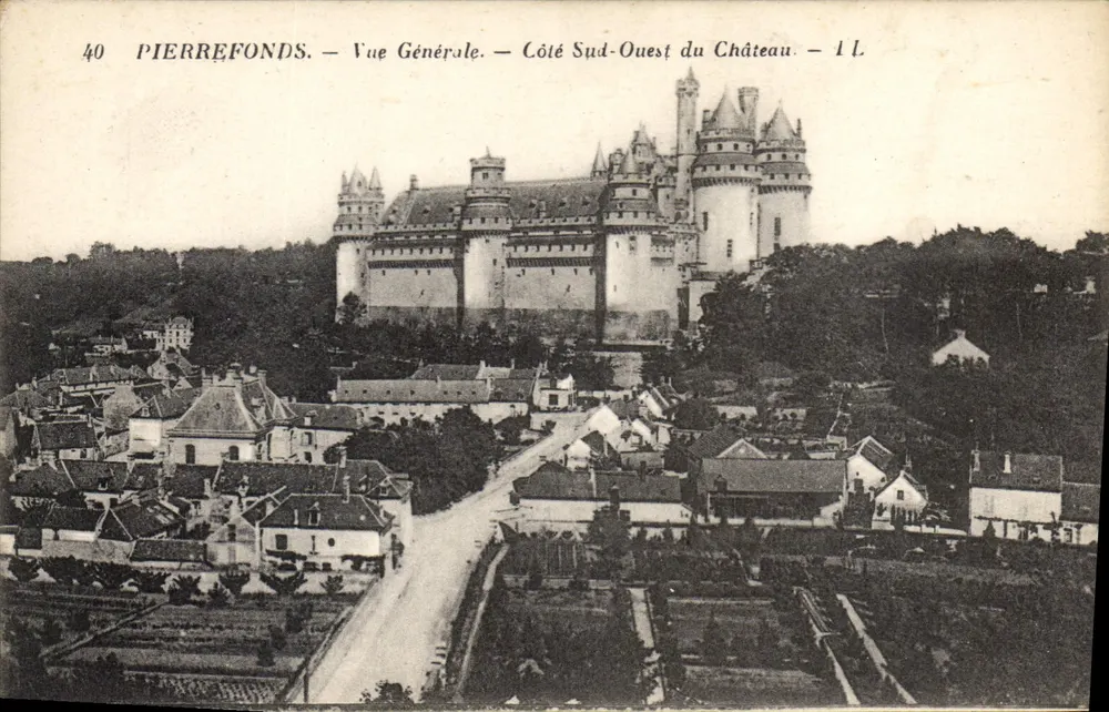 PierreFonds — Allgemeiner Blick — Südwestseite des Schlosses — I L. - Vorderseite