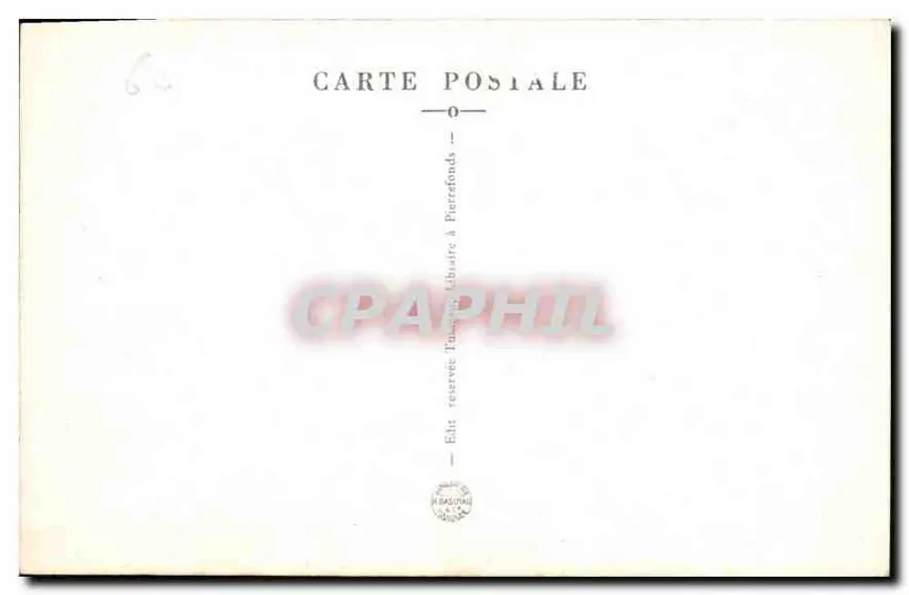 Pierrefonds — O Castelo (lado sul) — Ed. Basitail - Verso