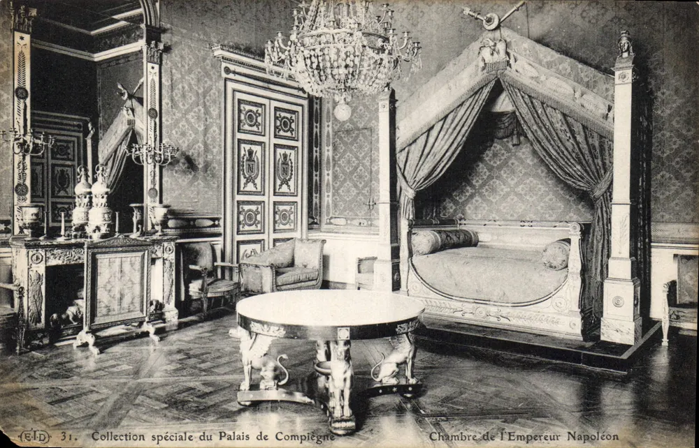 Zimmer des Kaisers Napoleon — Schloss Compiègne — Sonderkollektion — Verlag FELD, Nr. 31 - Vorderseite