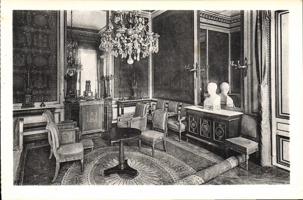 Castello di Fontainebleau — Il Cabinet dell'Abdicazione - Recto