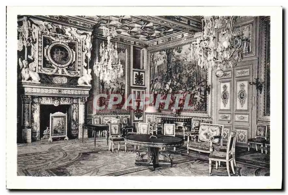 Schloss Fontainebleau — Salon de François Ier — Ansichtskarte Nr. 16 - Vorderseite