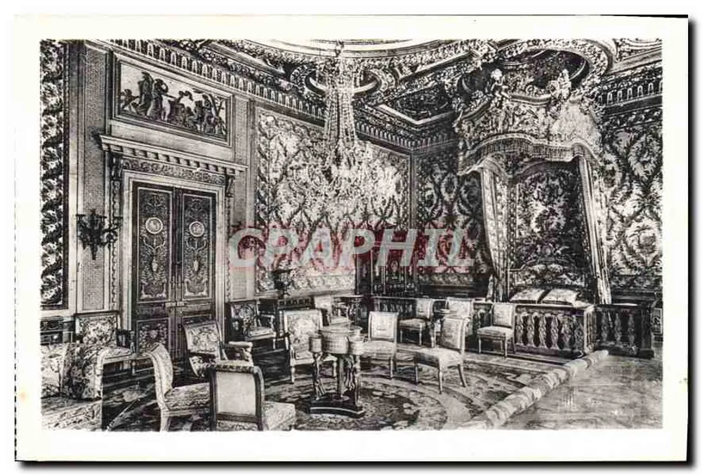 Zimmer von Marie-Antoinette — Schloss Fontainebleau — Ansichtskarte - Vorderseite