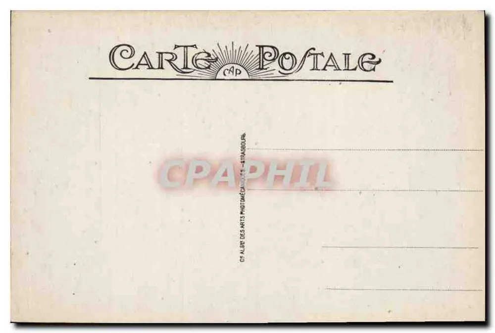 Cauterets — Die Esplanade des Eufs und das Casino — CAP - Rückseite