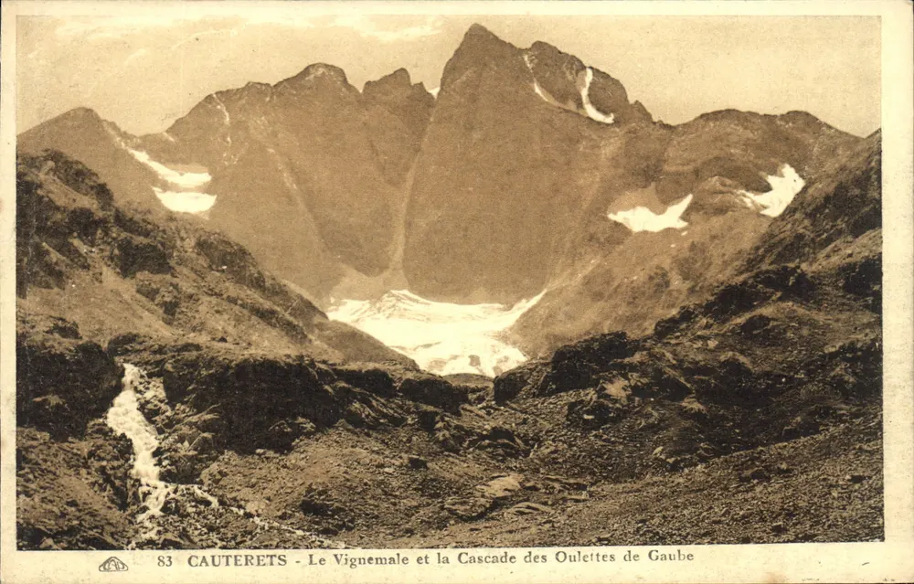 Cauterets - Der Vignemale und die Cascade des Oulettes de Gaube — 83 - Vorderseite