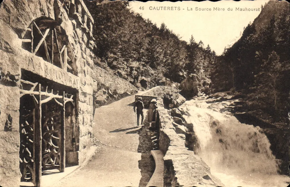 Cauterets - A Fonte Mãe do Mauhourat — editor Laxe Zirphila, n° 46 - Frente