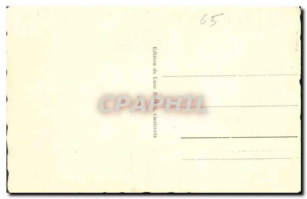 Cauterets - A Fonte Mãe do Mauhourat — editor Laxe Zirphila, n° 46 - Verso