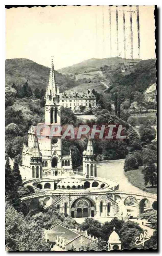Lourdes — Aufnahme von der Basilika und der Gave-Talregion — Editions Labouche-Océan - Vorderseite