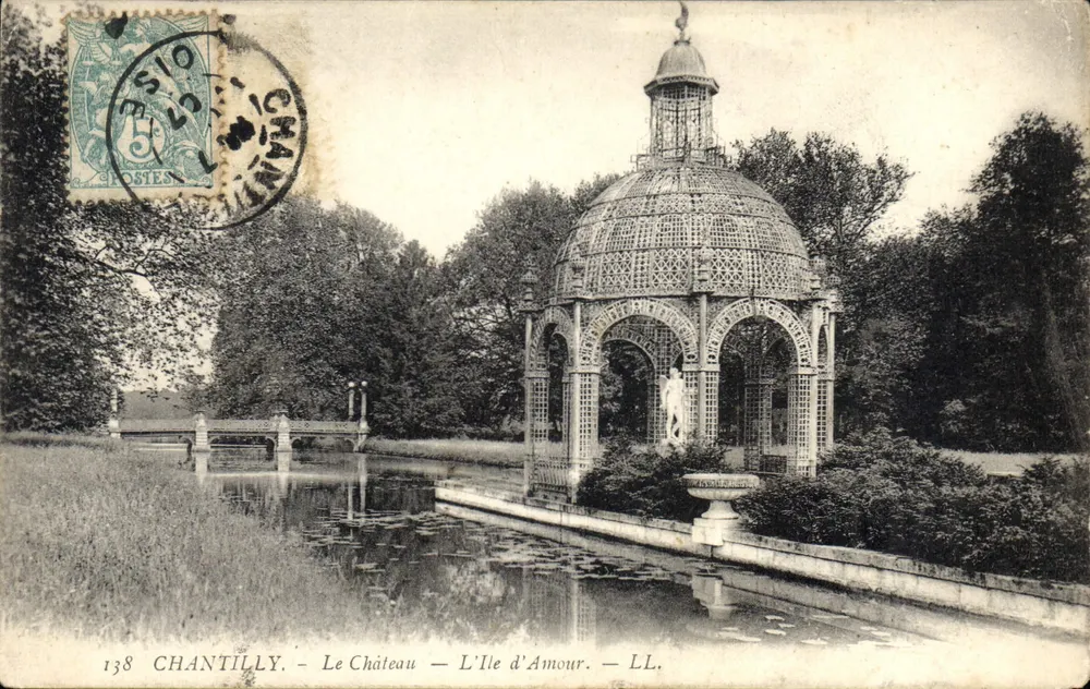 Chantilly - O Castelo - A Ilha do Amor — LL. n°138 - Frente