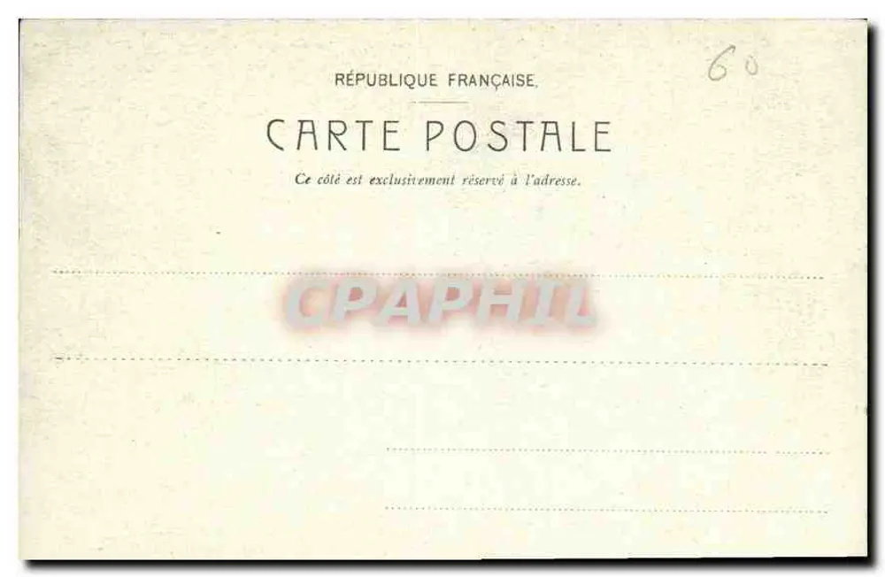 Château de Compiègne — Saal des Ministerrats — LL. - Rückseite
