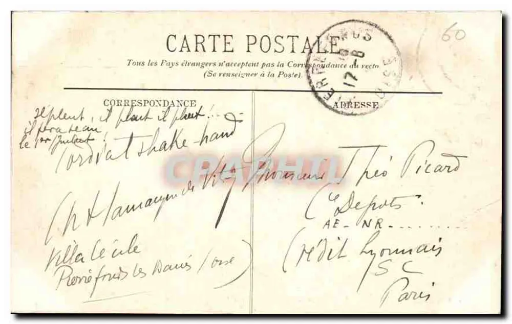 PierreFonds — O Castelo e o Lago, lado oeste — LL. — n°118 - Verso