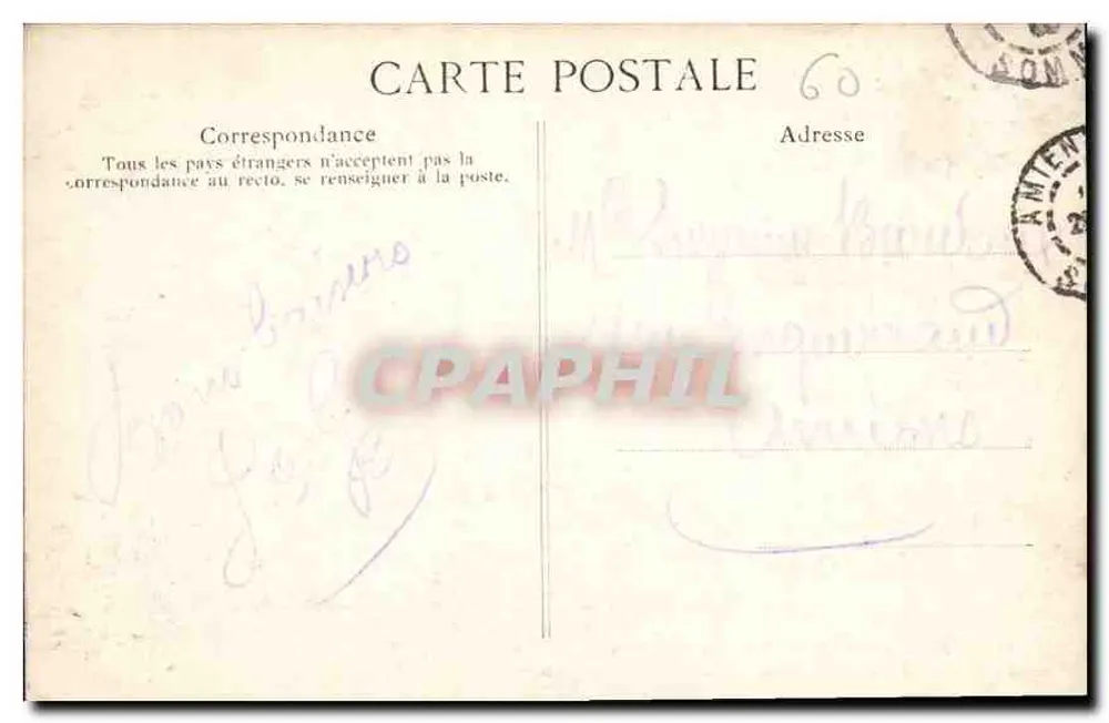 Quarto das Imperatrizas Maria-Louise e Eugênia — Palácio de Compiègne — Editor (E.L.D.) - Verso